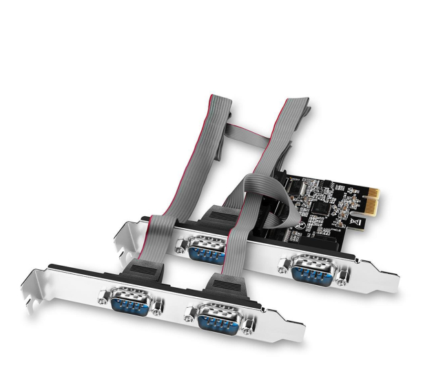 Axagon Kontroler PCIe 4x port szeregowy RS232 250 kbps - 1212032 - zdjęcie 2